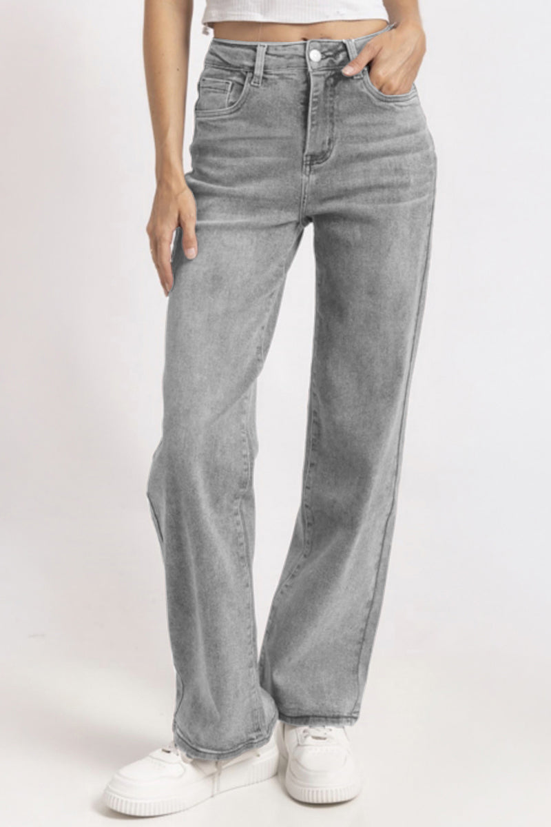KATCH ME 【Tall】Casual Mid-Rise Denim Multi-Pocket Stretchy Jeans (Copy) Trousers 37.99