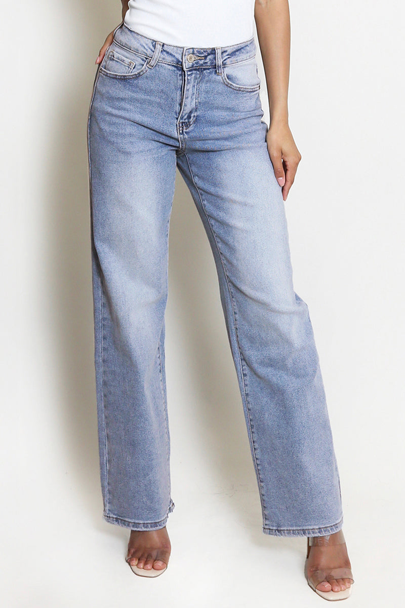 KATCH ME 【Tall】Casual Mid-Rise Denim Multi-Pocket Stretchy Jeans (Copy) Trousers 37.99