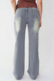 Casual Mid-Rise Denim Multi-Pocket Stretchy Jeans