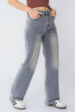 Casual Mid-Rise Denim Multi-Pocket Stretchy Jeans