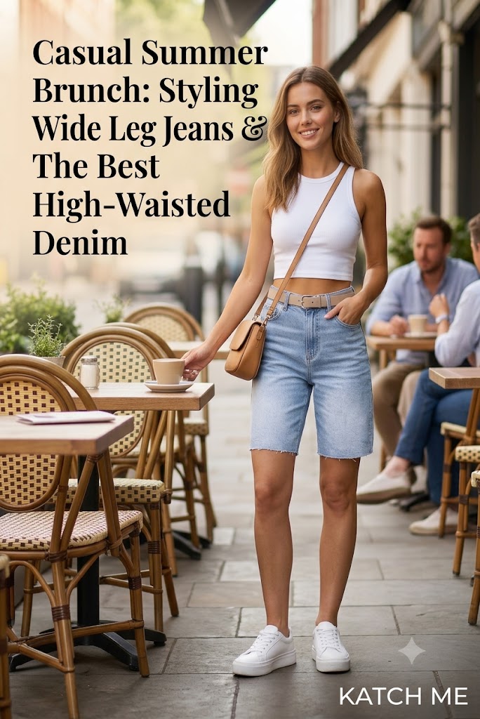 How to Style Wide Leg Jeans for a Casual Summer Brunch KATCH ME UK