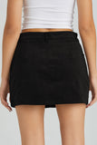 KatchMe Versatile Mid-Rise Side Pocket Mini Skirt with Lined