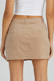 KatchMe Versatile Mid-Rise Side Pocket Mini Skirt with Lined