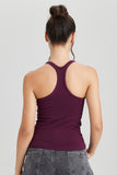 KatchMe Workout U-Neck 2-in-1 Tank Top with Built-in Padded Bra