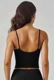 KatchMe Soft Seamless Thin Strap Breathable Built-in Bra Padded Camisole