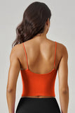 KatchMe Soft Seamless Thin Strap Breathable Built-in Bra Padded Camisole