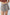 KATCH ME Layered High Waist Raw Hem Denim Skorts With Tassel Detail
