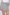 KATCH ME Layered High Waist Raw Hem Denim Skorts With Tassel Detail