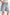 KATCH ME Classy Mid-Rise Tassel Hem Baggy Denim Shorts