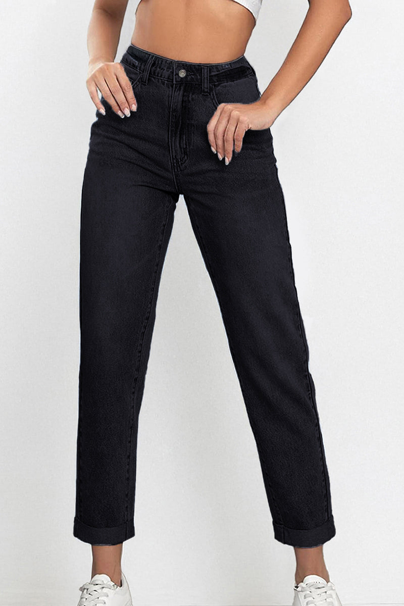 Katchme Solid Slim Fit Mid Rise Jeans
