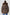 KATCH ME Women's Classy Solid Color Fluffy Hooded Zip-Up Belt Decor Mid-Length Cotton Coat