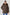 KATCH ME Women's Classy Solid Color Fluffy Hooded Zip-Up Belt Decor Mid-Length Cotton Coat