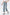 KATCH ME Women's Mid-Rise Wide Leg Cropped Jeans, Multi-Pocket Street Style Stretchy Denim Trousers