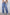 KATCH ME Women's Folded-Waist Wide-Leg Floor-Length Denim Jeans