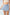 KATCH ME Layered High Waist Raw Hem Denim Skorts With Tassel Detail