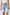 KATCH ME Mid-Rise Tassel Hem Denim Bermuda Shorts