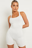 Ribbed Body-Sculpting Unitard "Connie" – Contouring Seamless Fit