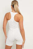 Ribbed Body-Sculpting Unitard "Connie" – Contouring Seamless Fit