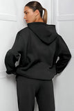 KATCH ME Black Casual Hoodie & Pocket Pants Co-ord Co-ord 