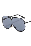 Black Frame Grey Lens Sports UV400 Protection Sun Glasses