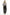 KATCH ME Black Versatile High Waist Multi- Pocket Elastic Drawstring Cargo Pants Trousers