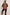 KATCH ME Brown Chic Stand Collar Zip-Up Gilet Coat 