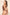 KATCH ME Brown Thick Straps Ribbed Shaping Bodysuit Bodysuit 