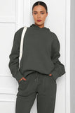 Charcoal Grey Casual Hoodie & Pocket Pants Co-ord
