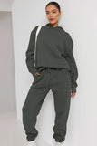 KATCH ME Charcoal Grey Casual Hoodie & Pocket Pants Co-ord Co-ord 
