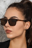 KATCH ME Classical & Simple Leopard Print UV Protection Sunglasses (Brown) Accessories 