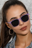 KATCH ME Classical & Simple UV Protection Sunglasses (Purple Frame) Accessories 5.99