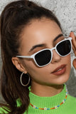 KATCH ME Classical & Simple UV Protection Sunglasses (White Frame) Accessories 5.99