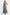 Katchme Comfort Skin-Friendly Plaid Square Neck Ruched Maxi Dress - KATCH ME UK-Dress