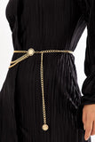 KATCH ME Gold Medal Pendant Multi Chain Belt Accessories 