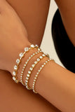 KATCH ME Gold Multilayer Rhinestone Bracelet Accessories 6.99