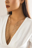 KATCH ME Gold Stars Tassels Open Necklace Accessories 