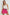 KATCH ME Hot Pink Casual Belt Decor Shorts Shorts 