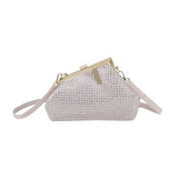 KATCH ME Irregular Mental Angle Rhinestones Shoulder Bag- Sarabeth Bag 23.99