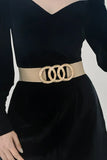KATCH ME Khaki Metal Annulus Thick Belt Accessories 8.99