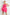 KATCH ME Pink Chiffon Frill Tiered Dress Dress 37.99