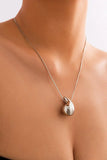KATCH ME Silver Drop Pendent Snake Bone Necklace Accessories 