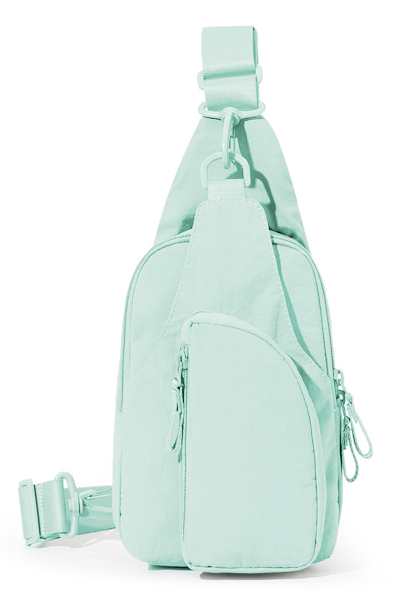 KATCH ME Casual Solid Color Nylon Multi-Function Crossbody Chest ...