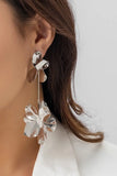 KATCH ME White Flower Decor Drop Earrings Accessories 