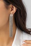 KATCH ME White K Alloy Tassel Fashion Earrings Accessories 