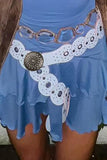KATCH ME White Vintage Rivet Buckle Belt Accessories 