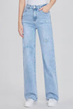 Street High Waist Multi-Pocket Ripped Baggy Jeans