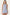 Crew Neck Belt Decor Flap Pockets Tank Dress With Lined