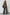 KATCH ME Women's Grey V-Neck Tailored Button Tank & Suiting Pants With Notch Lapel Blazer Three-Piece Set Co-ord