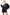 KATCH ME Black Versatile Letter Printing Crew Neck Sweatshirt & Drawstring Shorts Co-ord Co-ord 22.99