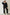 KATCH ME Women's Black Cozy Knit Scoop Neck Long Sleeve Loose Top & Stretch Trousers Co-ord Co-ord